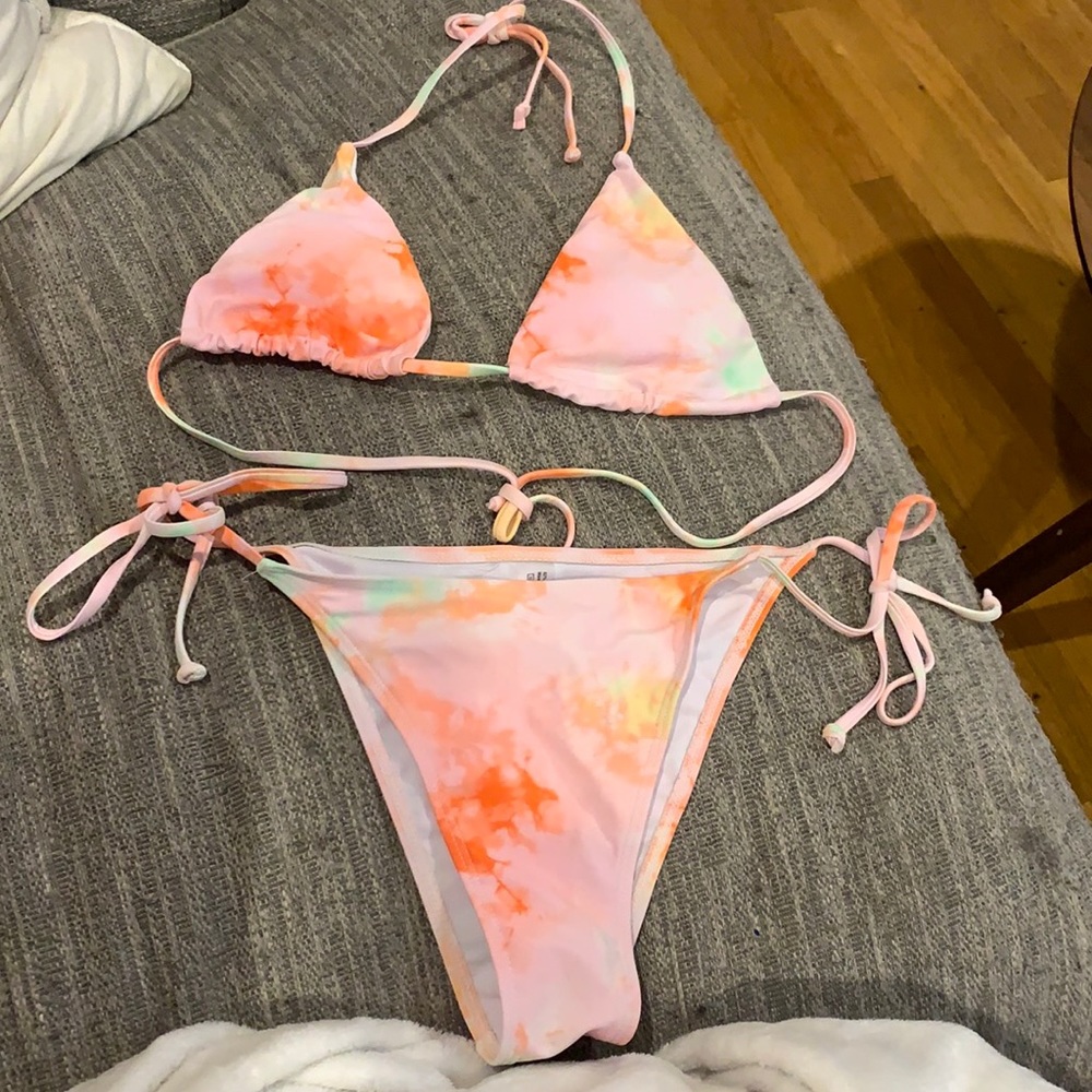 Tie dye bikini